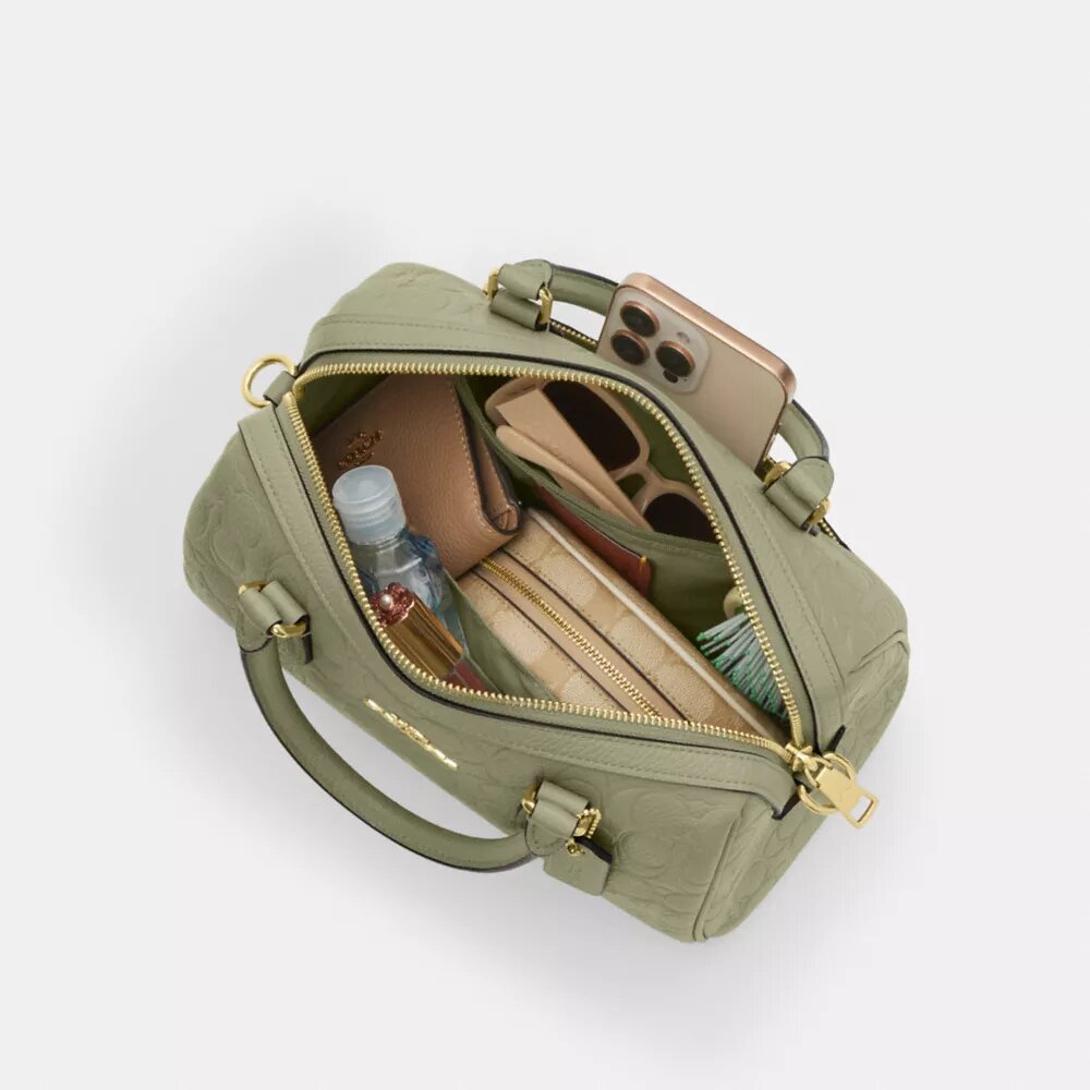 Bolso tipo cartera Rowan en piel exclusiva