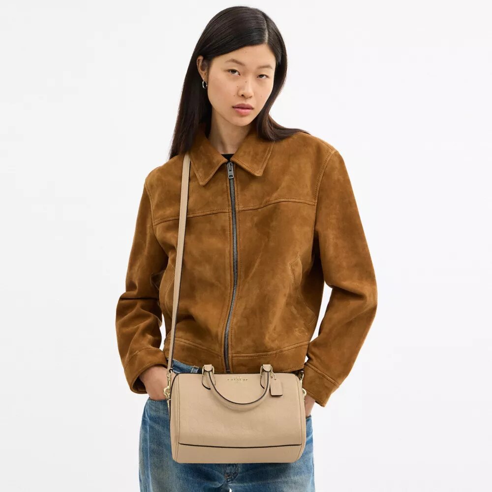 Bolso tipo cartera Rowan en piel exclusiva