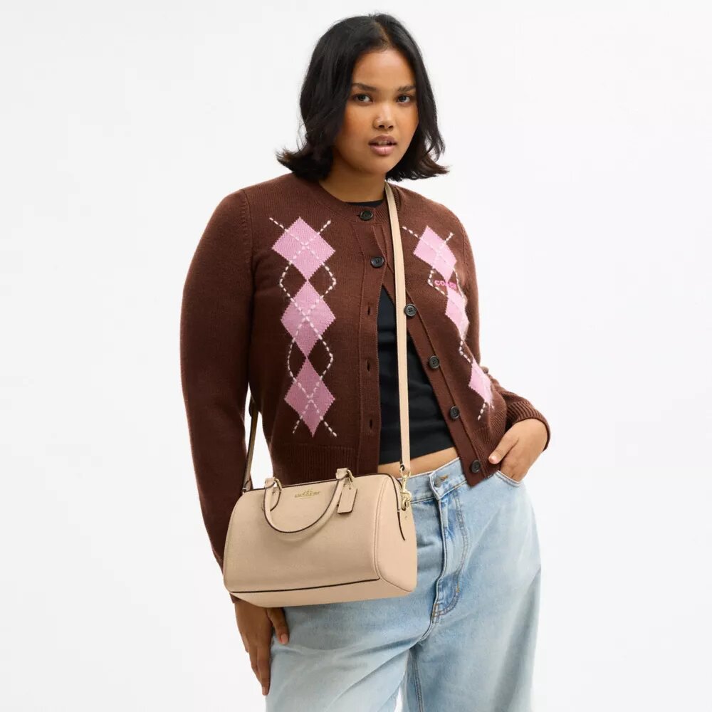 Bolso tipo cartera Rowan en piel exclusiva
