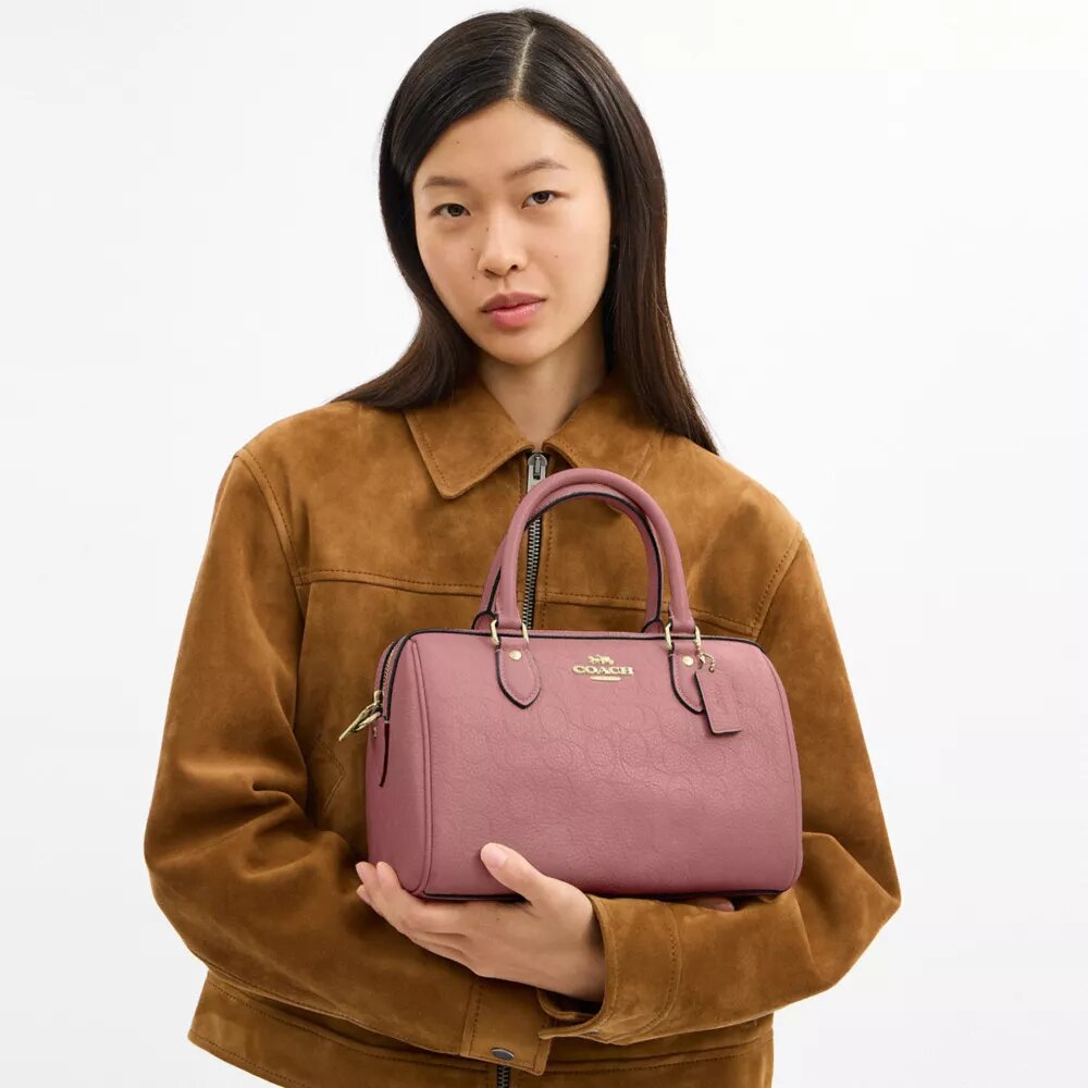 Bolso tipo cartera Rowan en piel exclusiva