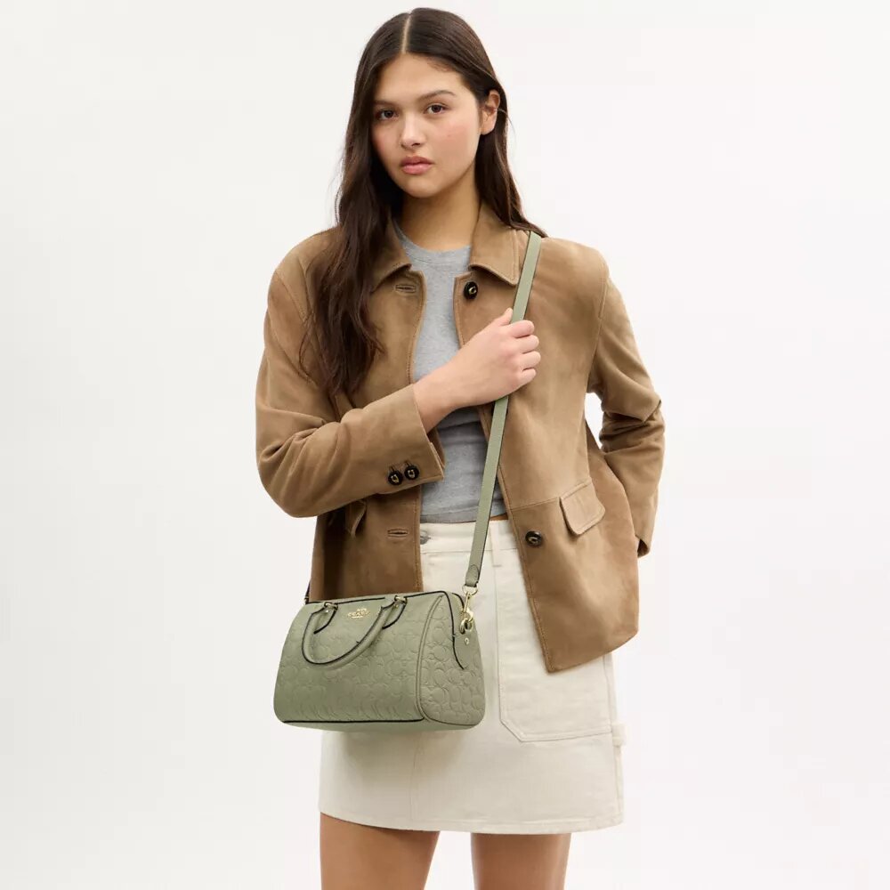 Bolso tipo cartera Rowan en piel exclusiva