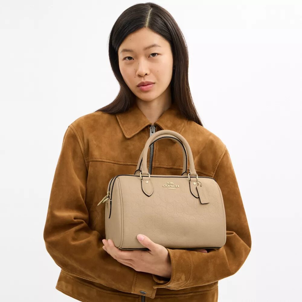 Bolso tipo cartera Rowan en piel exclusiva