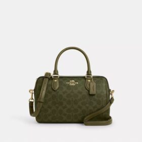 Bolso tipo cartera Rowan en Signature Canvas