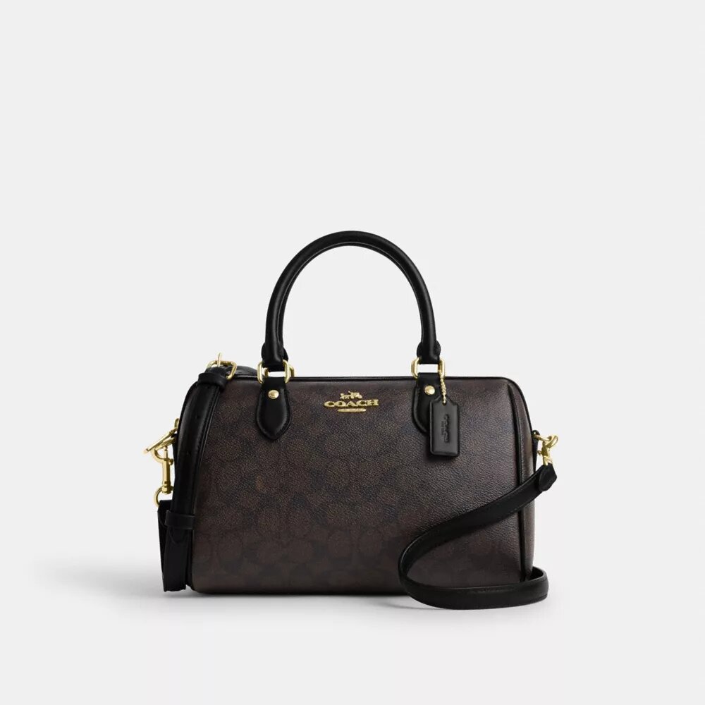 Bolso tipo cartera Rowan en Signature Canvas