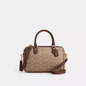 Bolso tipo cartera Rowan en Signature Canvas