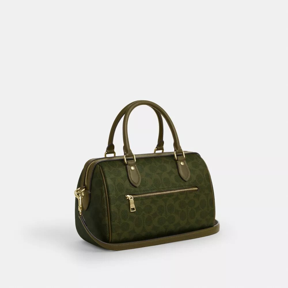 Bolso tipo cartera Rowan en Signature Canvas
