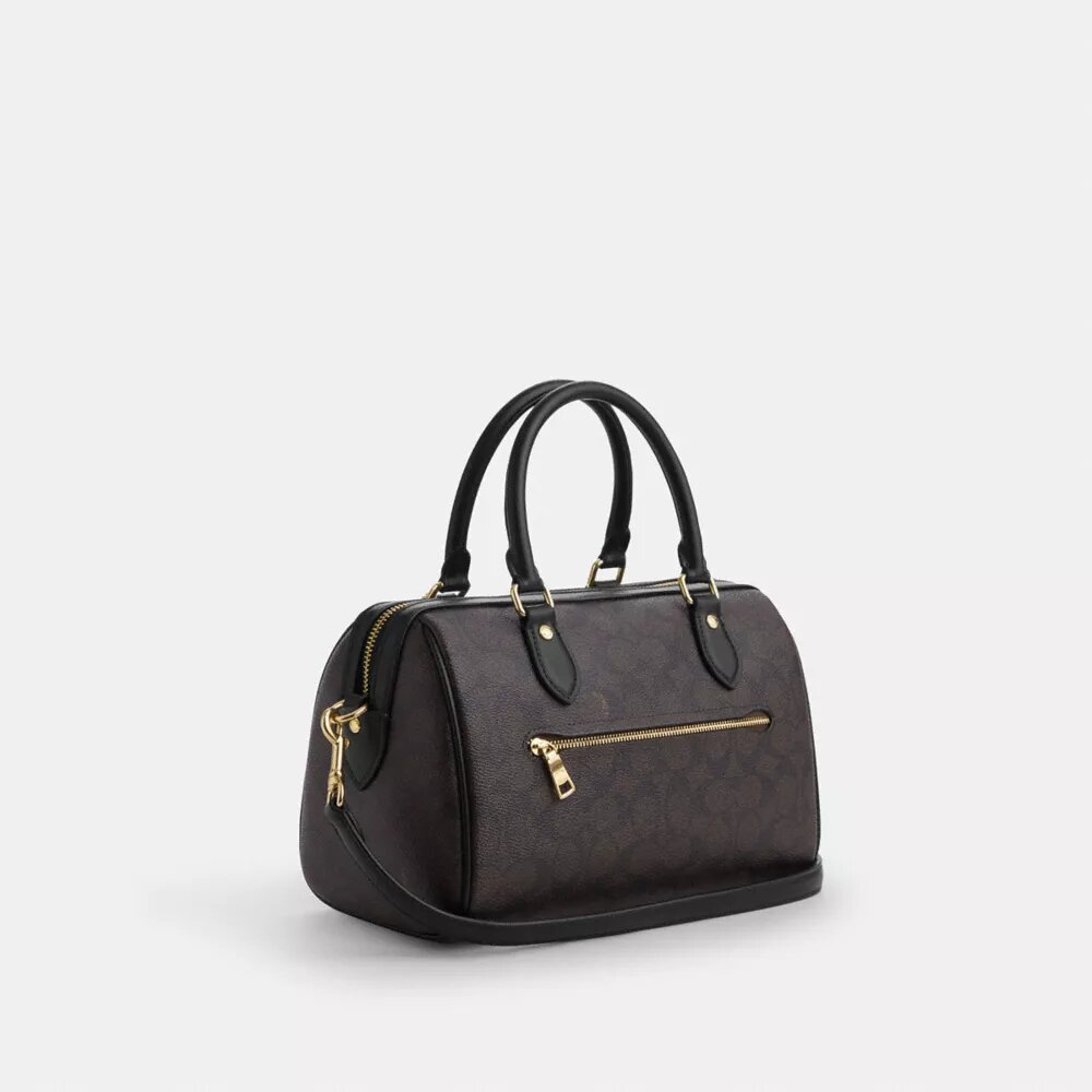 Bolso tipo cartera Rowan en Signature Canvas