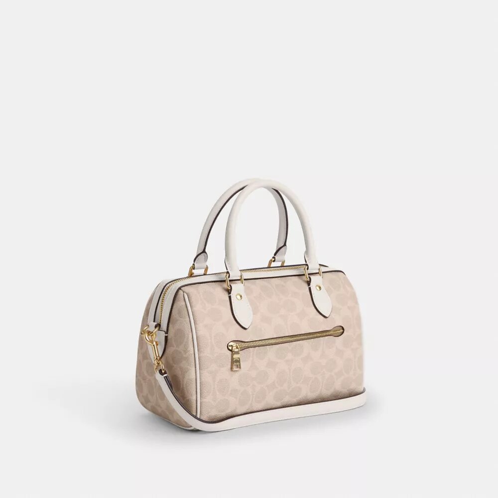 Bolso tipo cartera Rowan en Signature Canvas