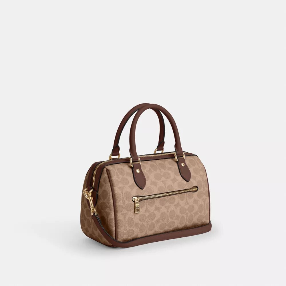 Bolso tipo cartera Rowan en Signature Canvas