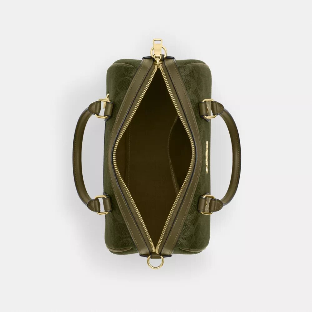 Bolso tipo cartera Rowan en Signature Canvas