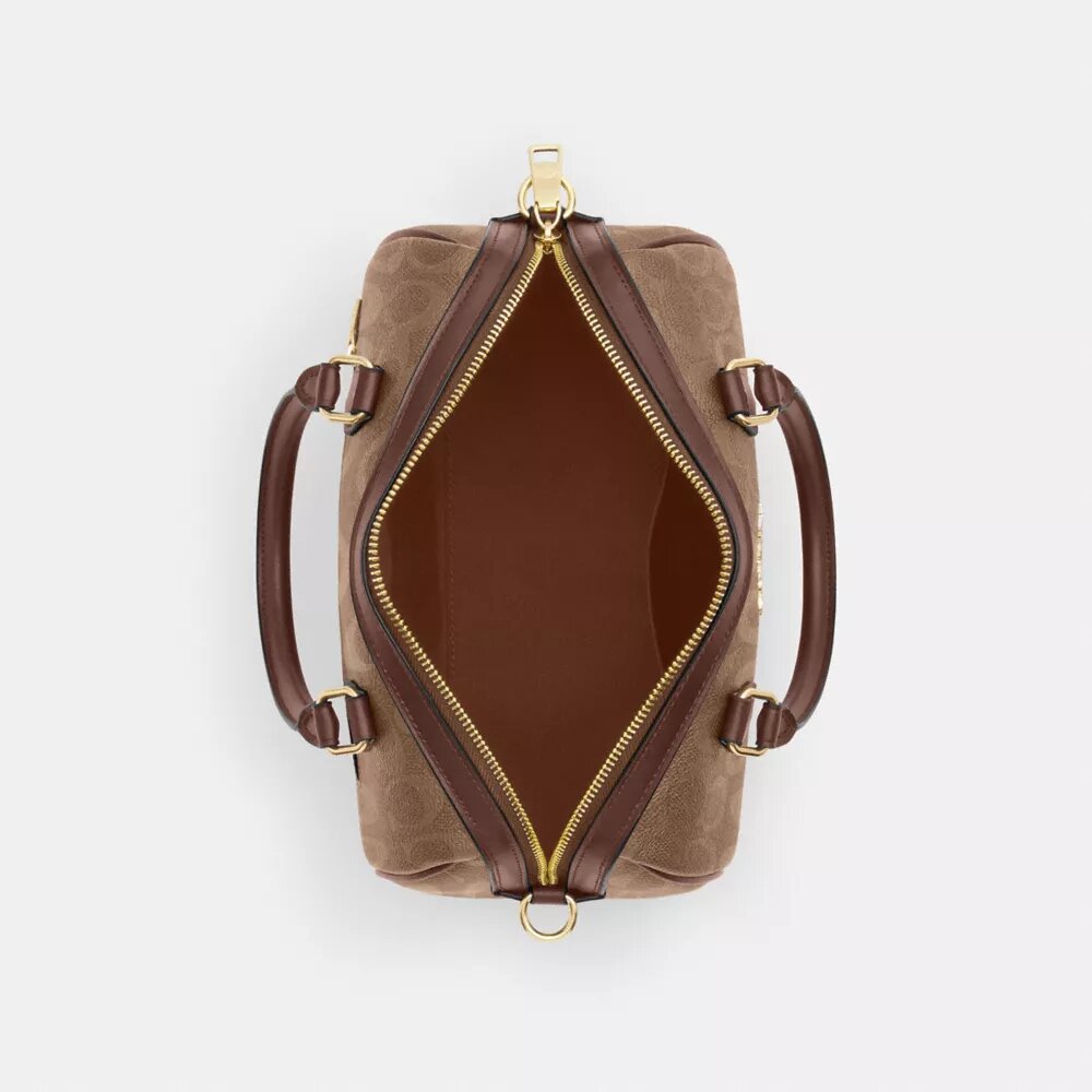 Bolso tipo cartera Rowan en Signature Canvas