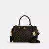 Bolso tipo cartera Rowan en Signature Canvas con Charms
