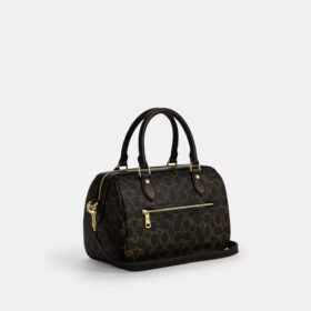 Bolso tipo cartera Rowan en Signature Canvas con Charms