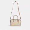 Bolso tipo cartera Rowan en Signature Canvas Rainbow
