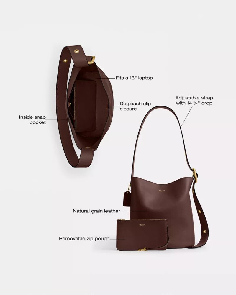 Bolso tipo cubo Bleecker
