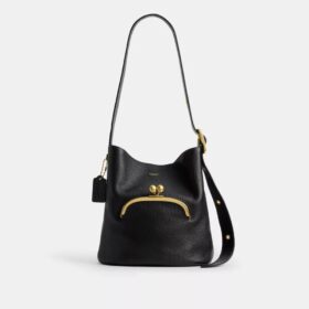 Bolso tipo cubo Bleecker con cierre Kisslock