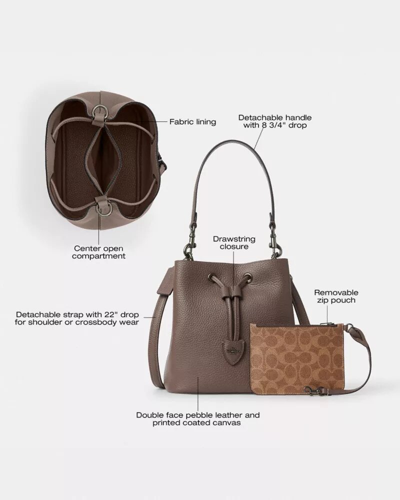 Bolso tipo cubo Rowan