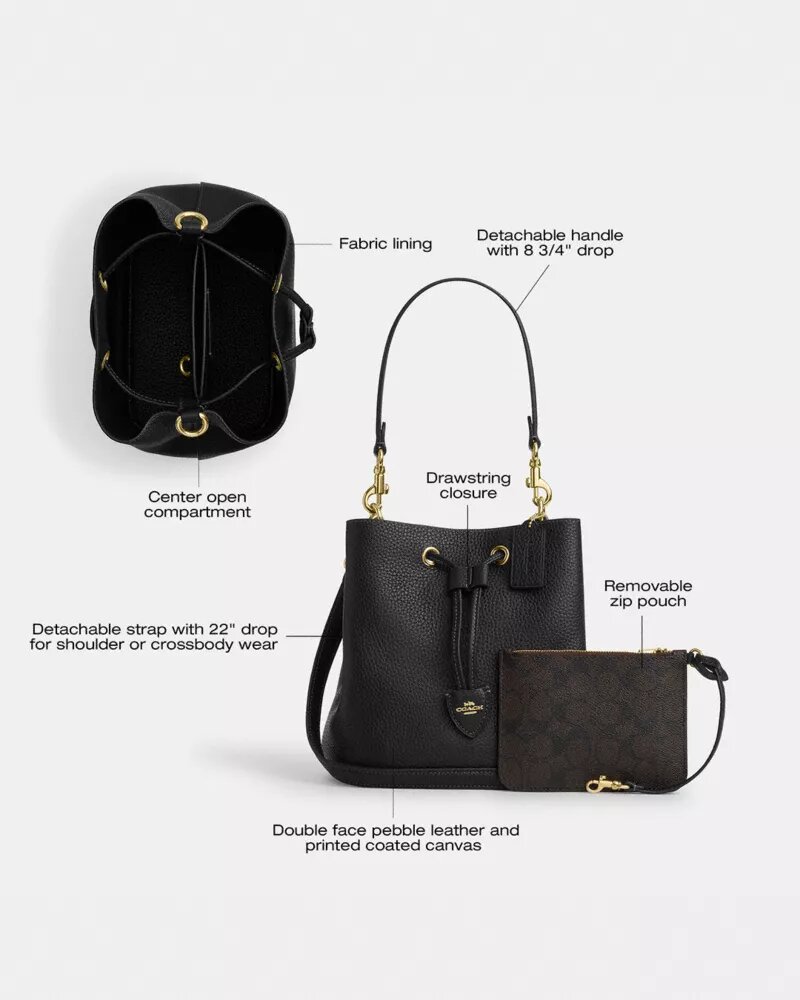 Bolso tipo cubo Rowan
