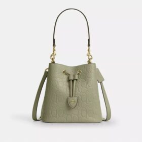 Bolso tipo cubo Rowan en piel exclusiva