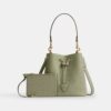 Bolso tipo cubo Rowan en piel exclusiva