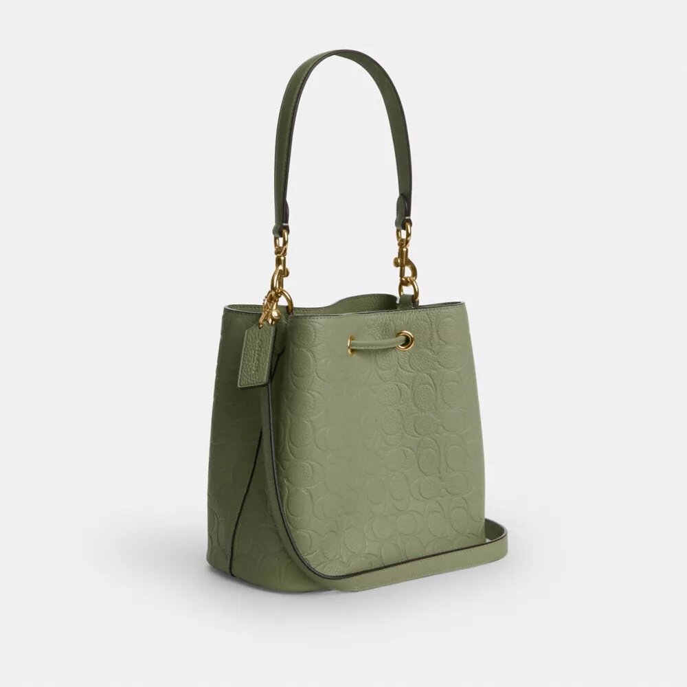 Bolso tipo cubo Rowan en piel exclusiva