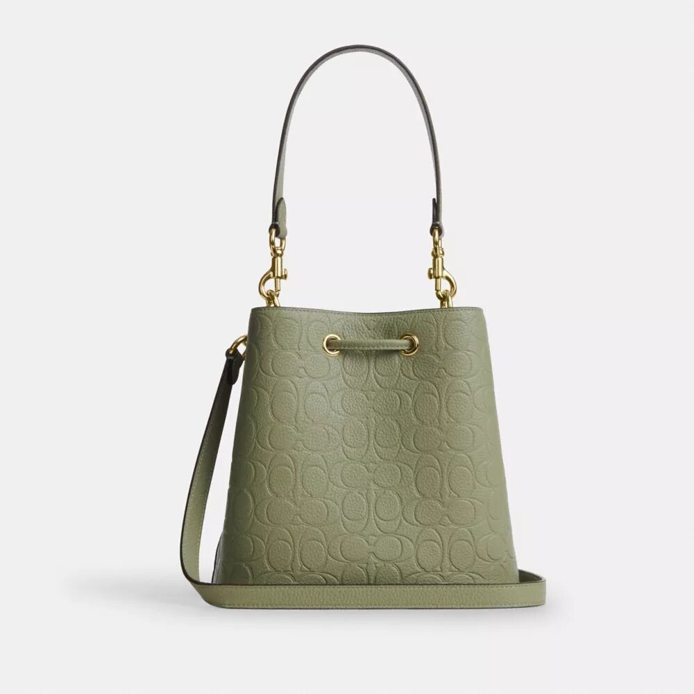 Bolso tipo cubo Rowan en piel exclusiva