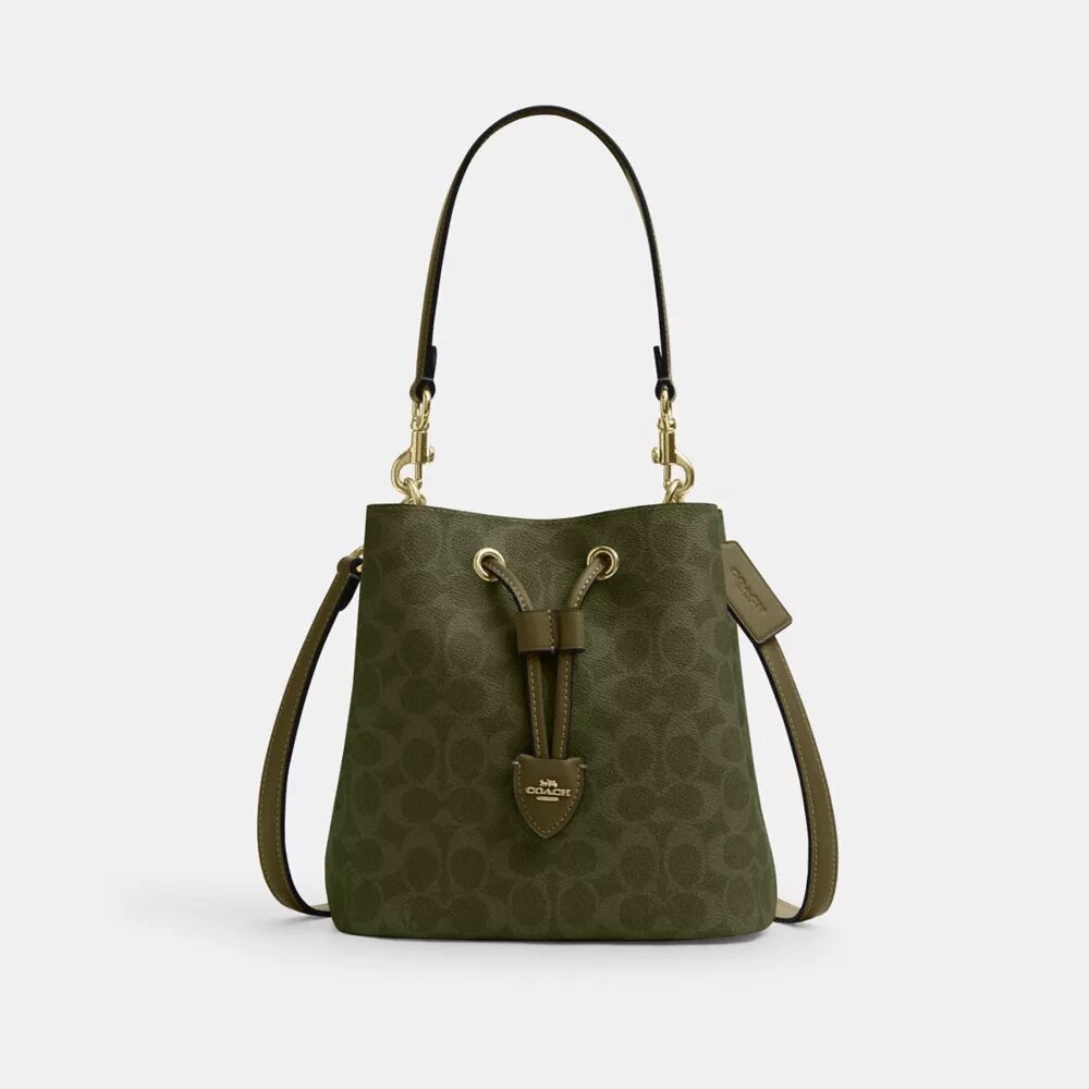 Bolso tipo cubo Rowan en Signature Canvas