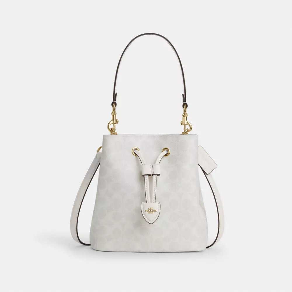 Bolso tipo cubo Rowan en Signature Canvas