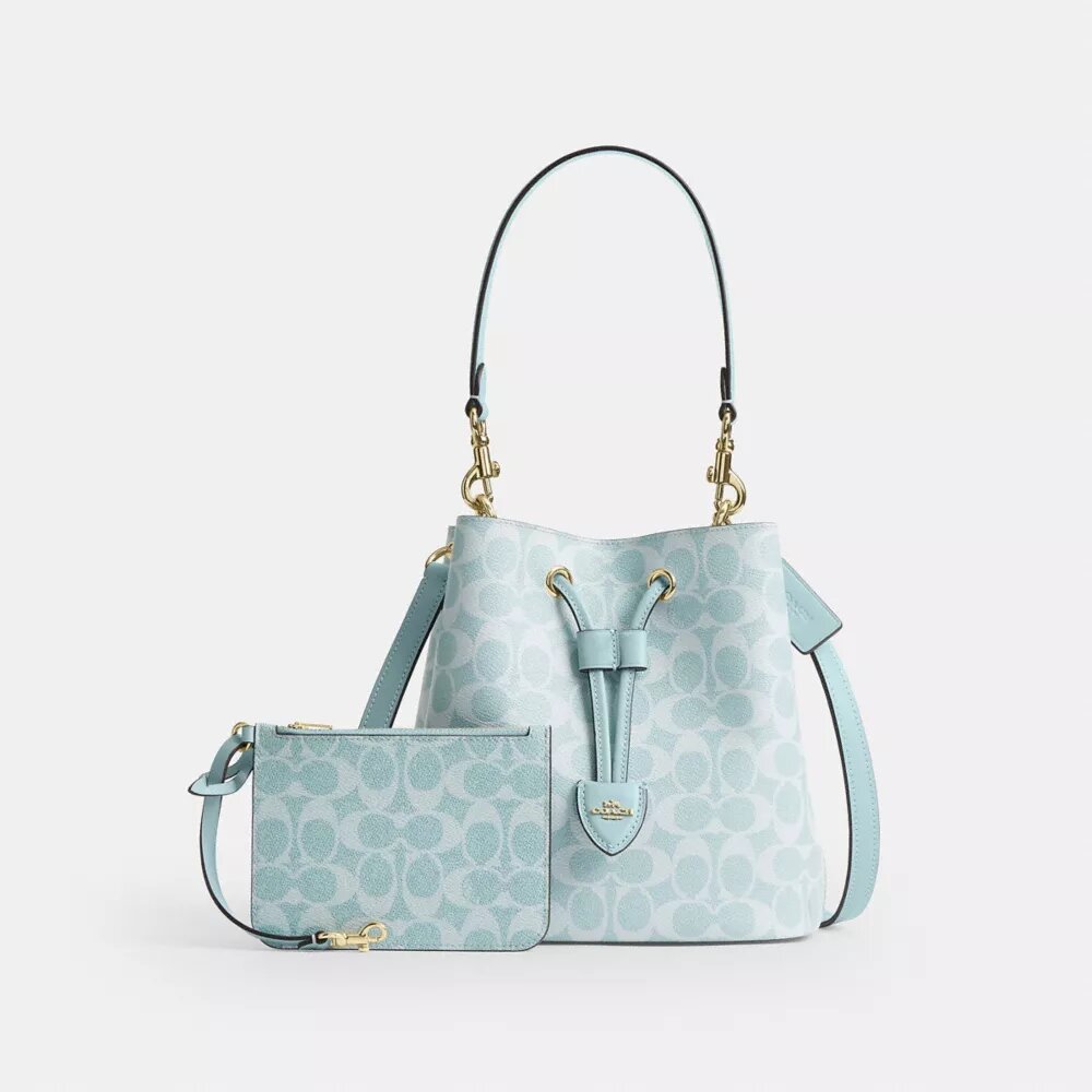 Bolso tipo cubo Rowan en Signature Canvas