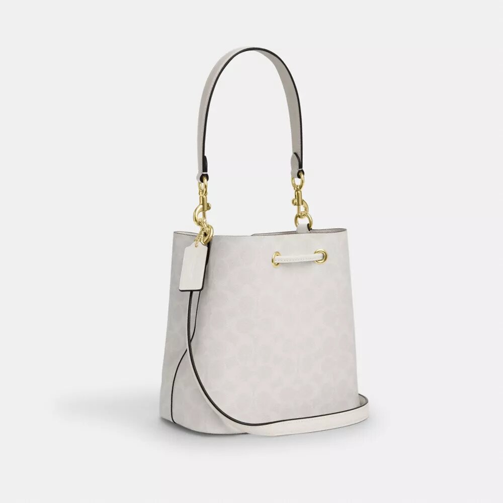 Bolso tipo cubo Rowan en Signature Canvas
