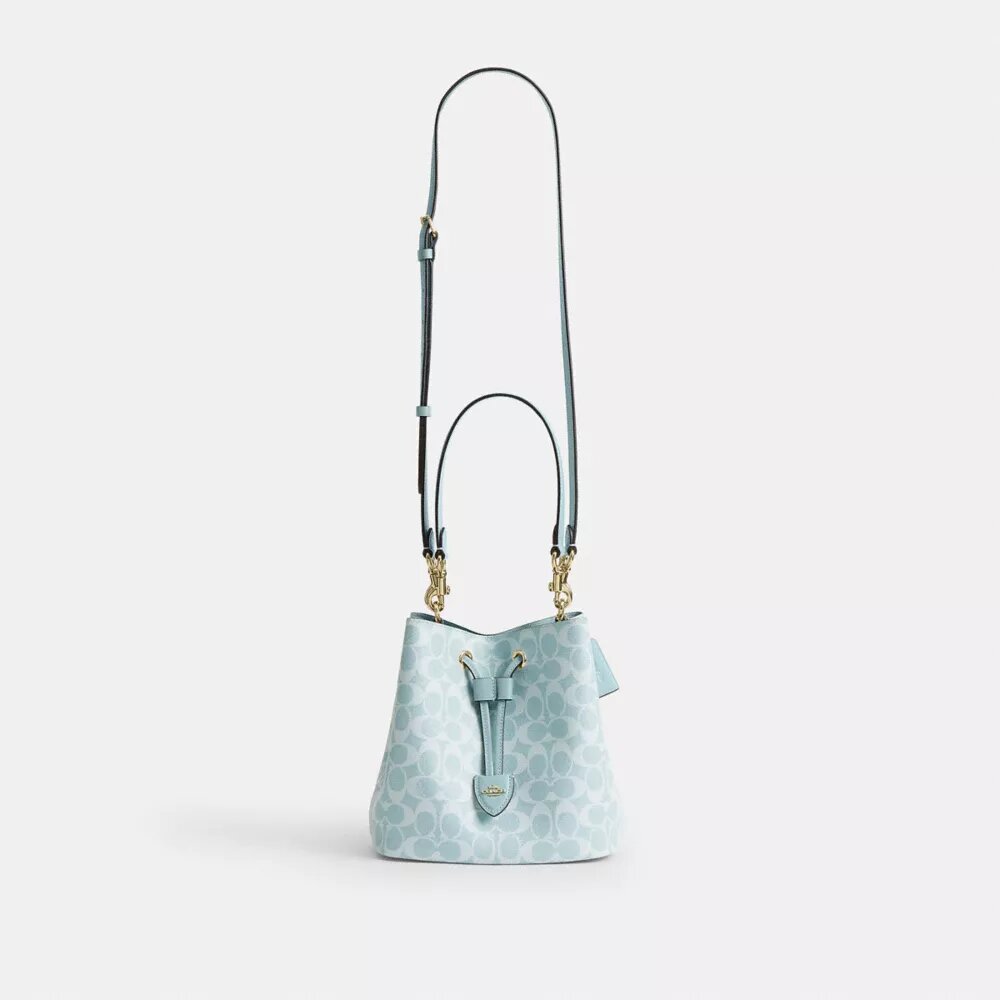 Bolso tipo cubo Rowan en Signature Canvas