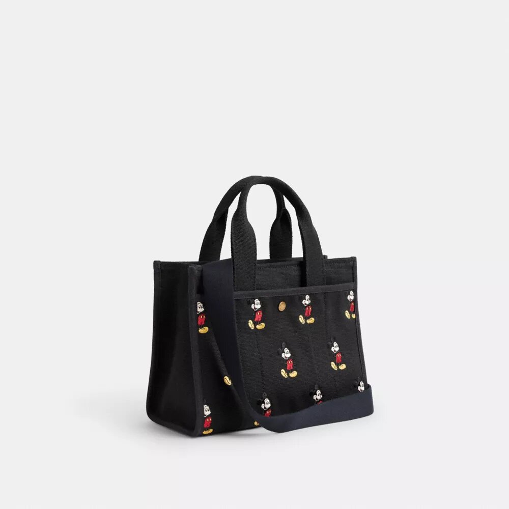 Bolso Tote Disney X Coach Cargo 26 con Mickey Mouse en lona de algodón regenerativo