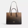 Bolso tote Maggie en lona Ombre Signature Canvas