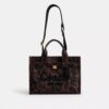 Bolso Tote tipo cargo con estampado de leopardo