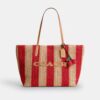 Bolso Tote urbano con rayas y Charms