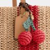 Bolso Tote urbano con rayas y Charms