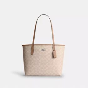 Bolso Tote urbano mediano en Signature Canvas
