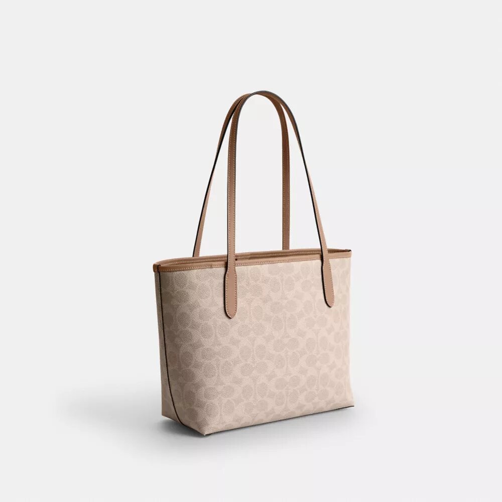 Bolso Tote urbano mediano en Signature Canvas