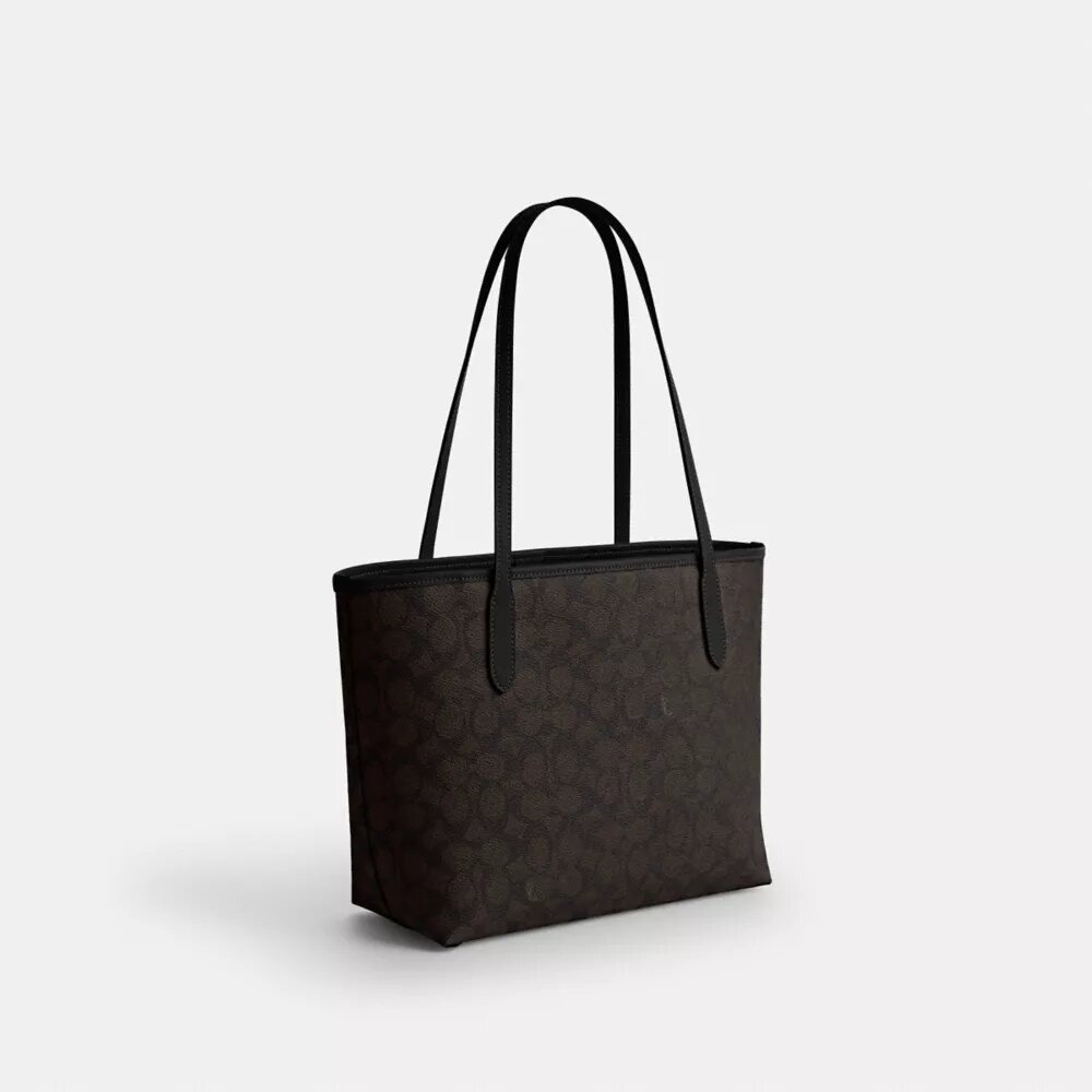 Bolso Tote urbano mediano en Signature Canvas