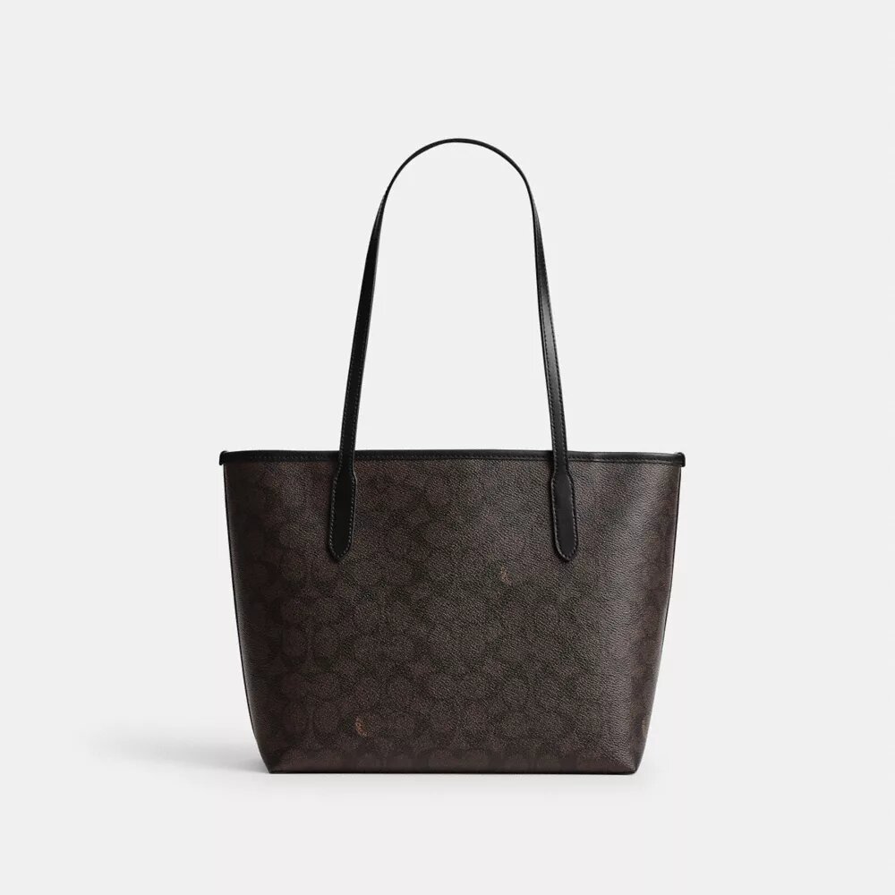 Bolso Tote urbano mediano en Signature Canvas