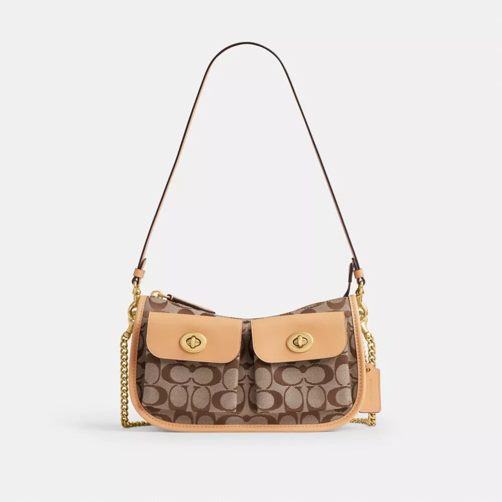 Bolso Waverly con doble Turnlock en jacquard exclusivo