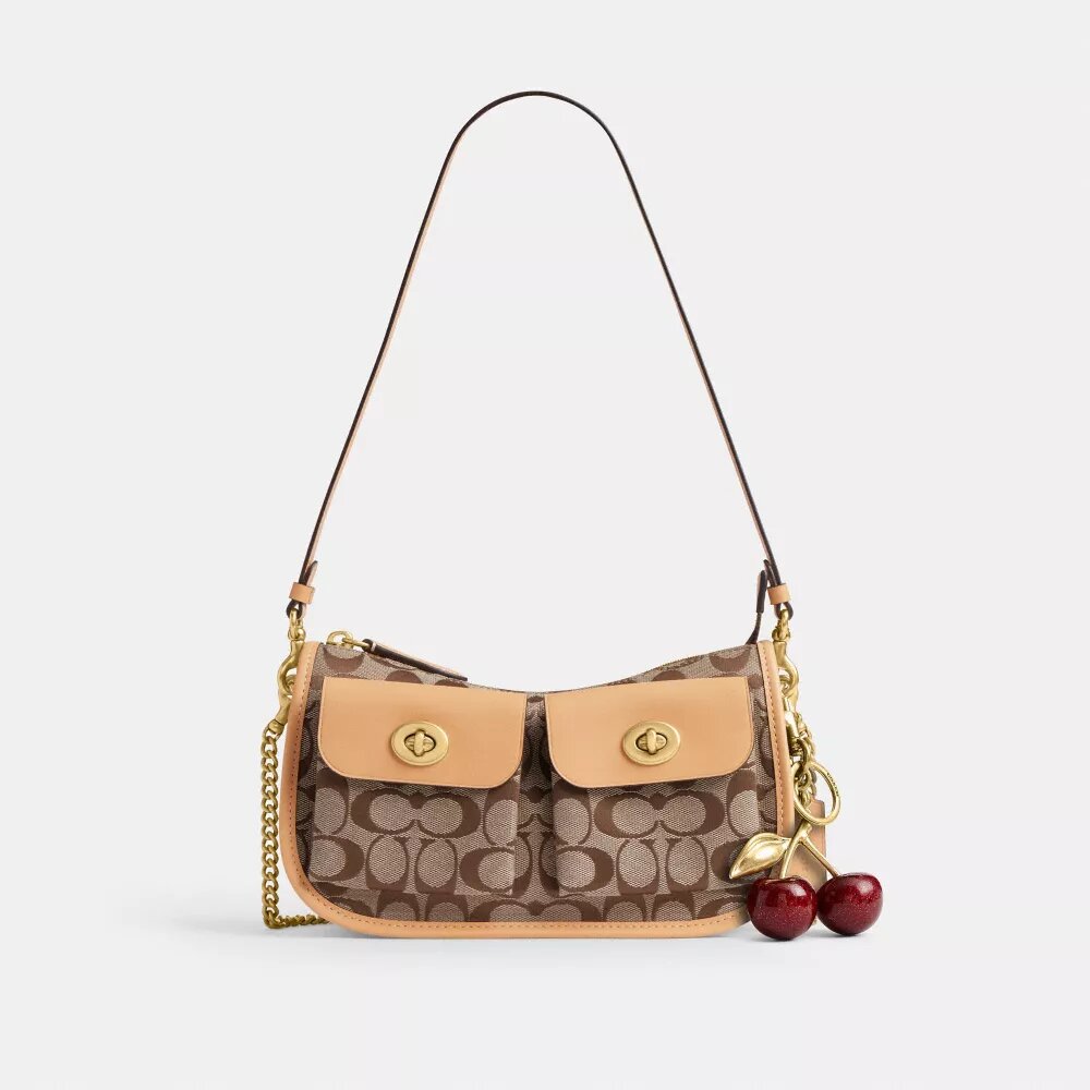 Bolso Waverly con doble Turnlock en jacquard exclusivo