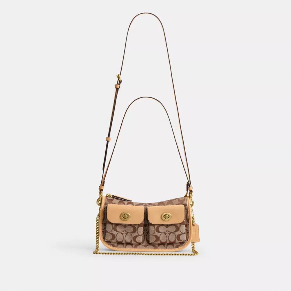 Bolso Waverly con doble Turnlock en jacquard exclusivo