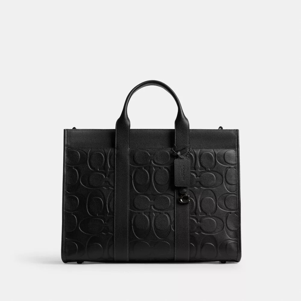 Bolso Wesley en piel «Signature» Maxi