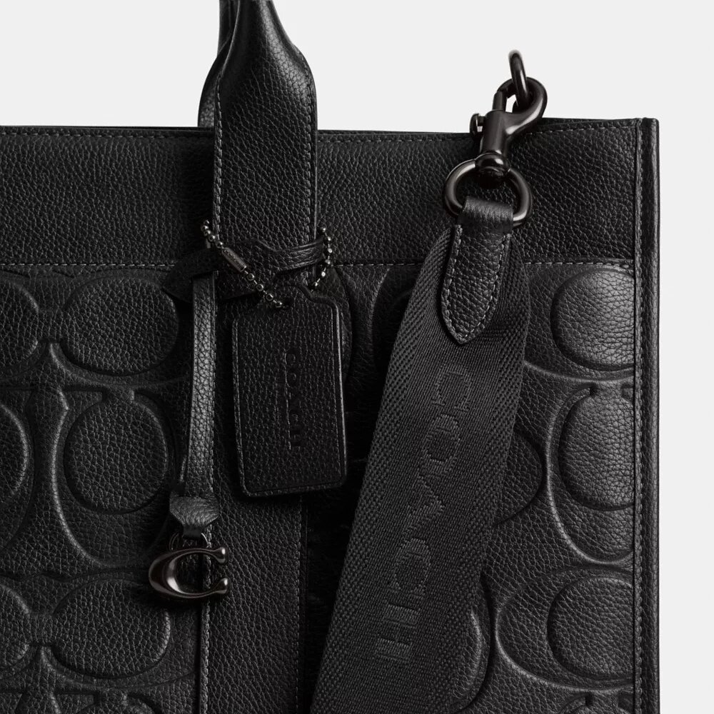 Bolso Wesley en piel «Signature» Maxi