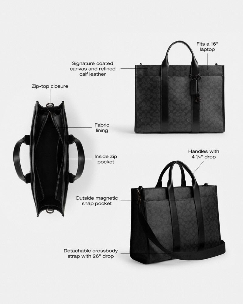 Bolso Wesley en Signature Canvas