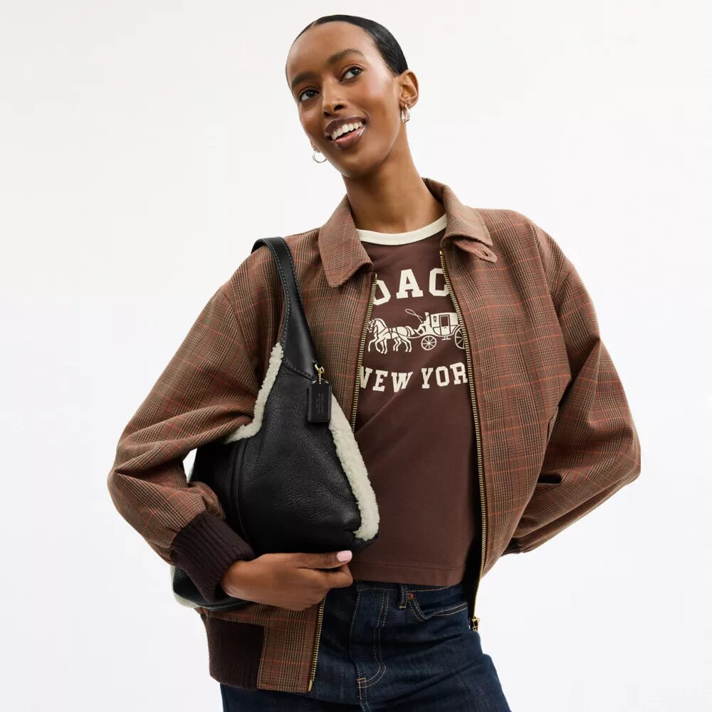 Bolsos de hombro Brooklyn 28 en piel de oveja