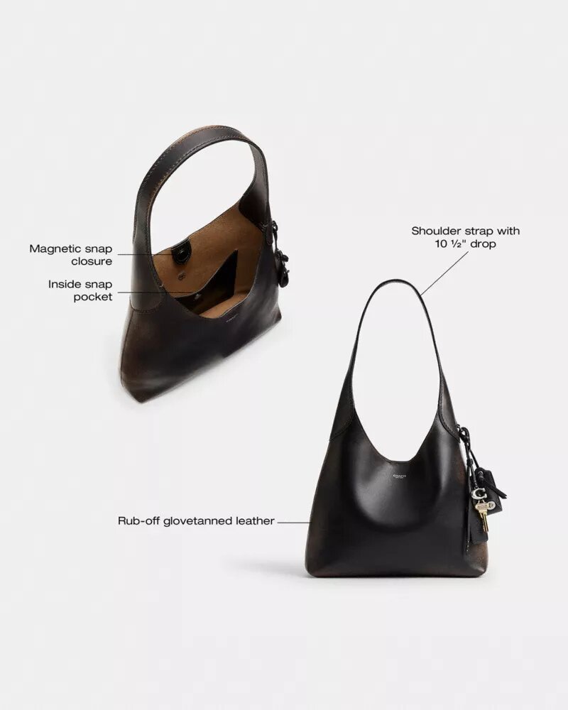 Bolsos de hombro Brooklyn de 28 en piel «Loved»