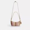 Bolsos de hombro Caitlin con patchwork a rayas
