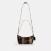 Bolsos de hombro Caitlin con patchwork a rayas